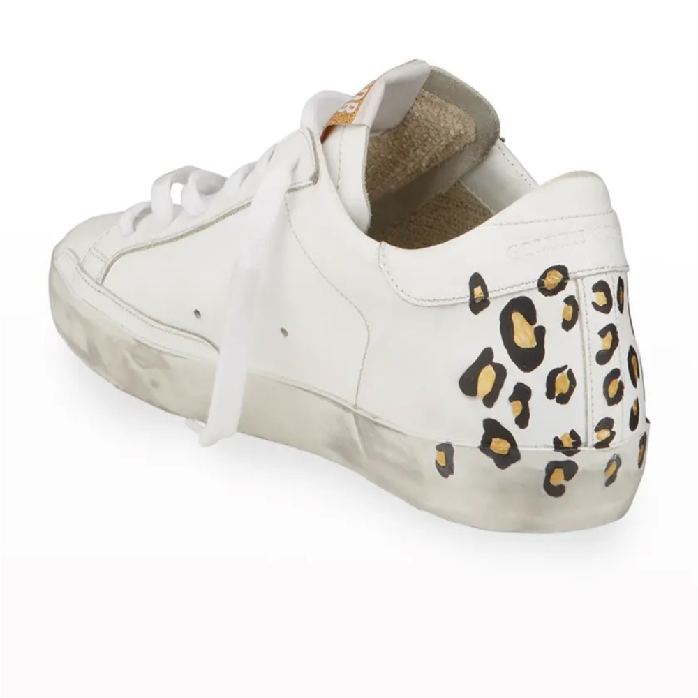 Golden Goose Superstar Leopard Low Top Sneakers - Picture 2 of 14